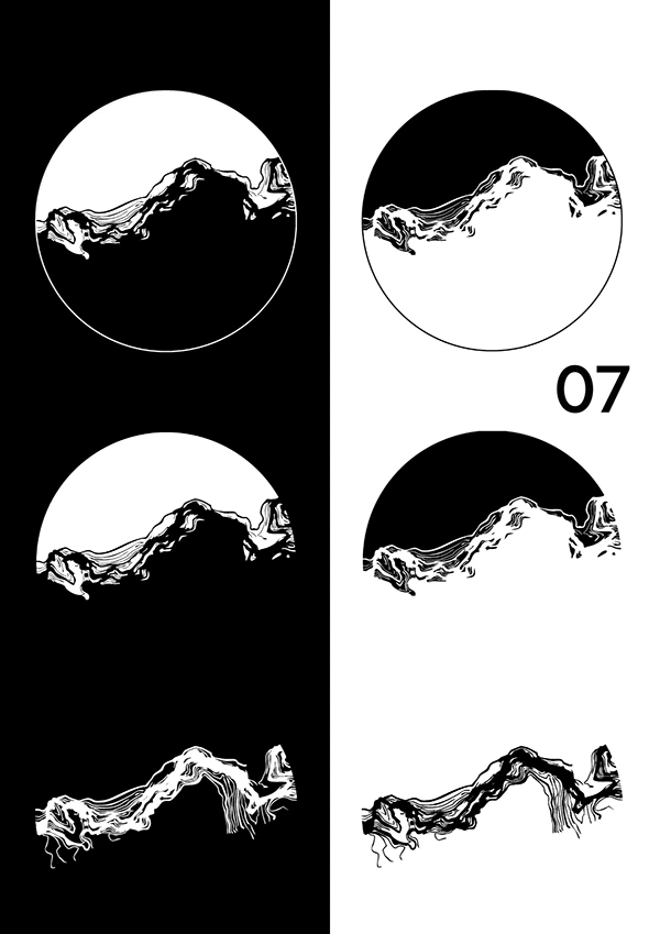 Explorations de logotype Patagonia