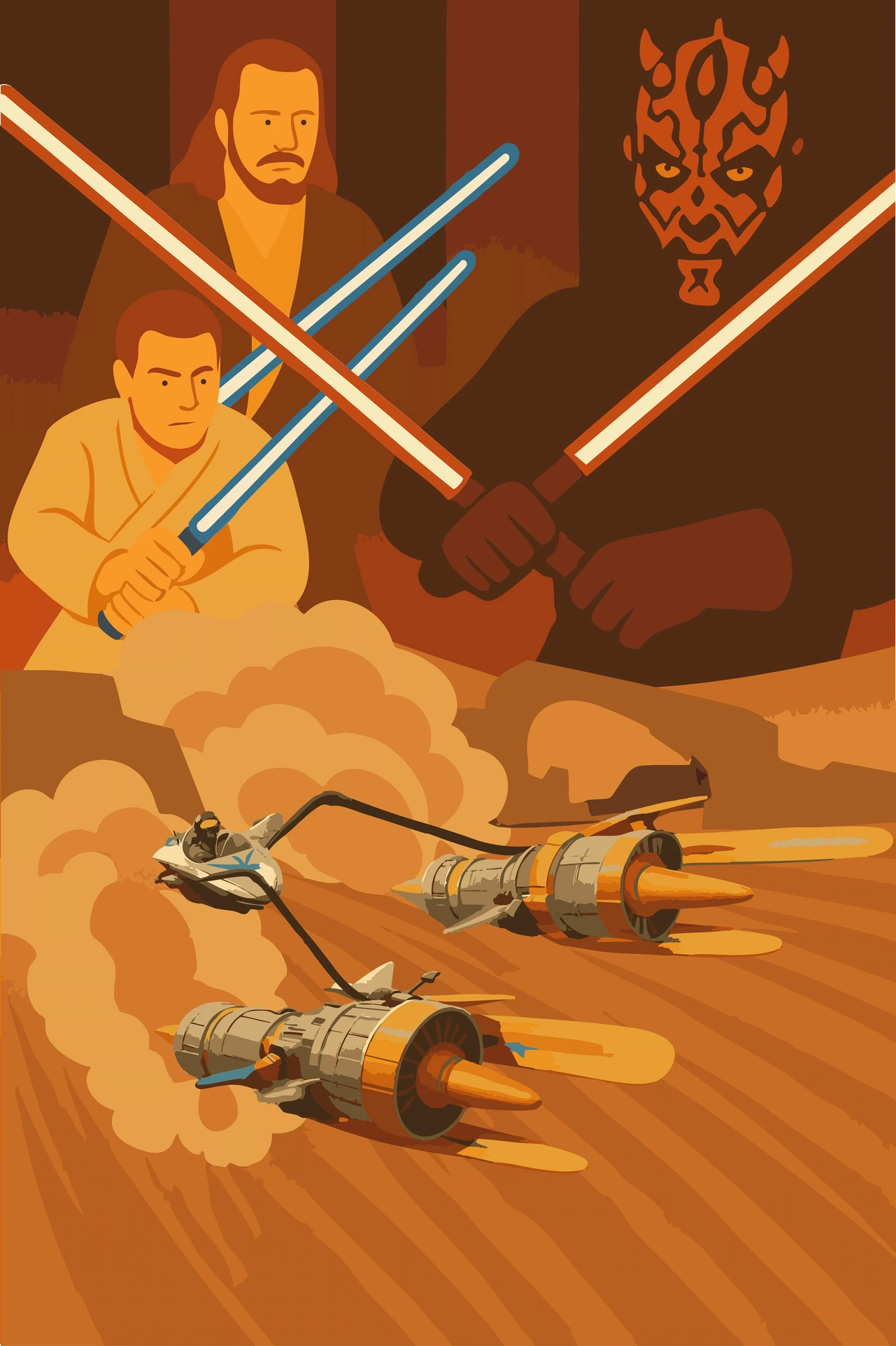 Affiche de cinéma — illustration vectorielle