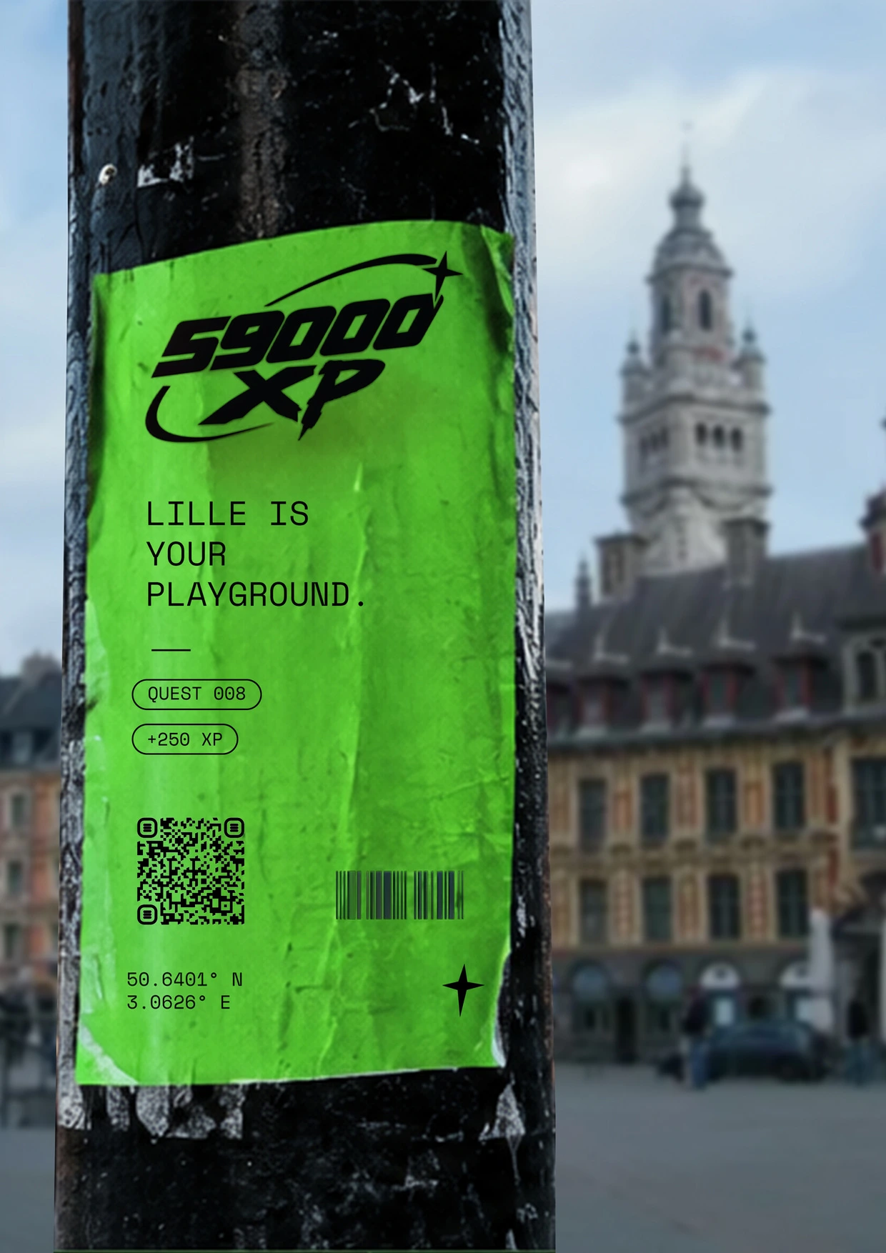 Affichage dans la ville de Lille