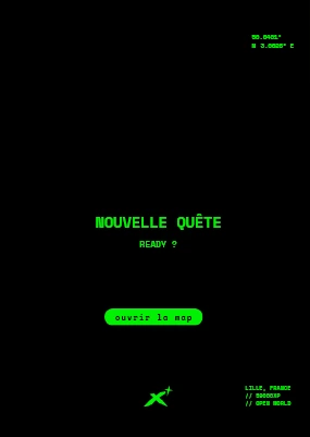 Écran nouvelle quête