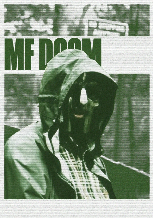 Affiche expérimentale — trame et contraste